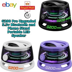 Tragbarer Magnetischer LED Bluetooth Lautsprecher G200 Wireless Mini Speaker RGB Lichter - Bild 1 von 41