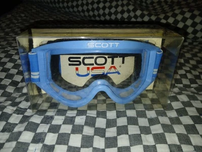 Gafas de colección SCOTT 89 AZUL CLARO máscara protector, motocross, Ama Oakley, 100  Foto 1 de 4