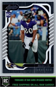 2022 Panini Absolute Retail Isaiah Likely #164 Rookie Baltimore Ravens - Picture 1 of 2