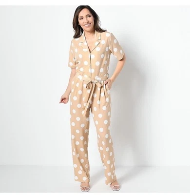 Mono Studio Park x Leah Williams tejido a lunares caqui alto mediano A492432 Foto 1 de 2