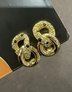 Broche Boucle D’oreille Christian DIOR Métal Doré - Foto 1 di 17