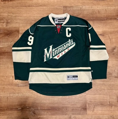 Reebok Premier Mikko Koivu Minnesota Wild Green Alternate NHL Hockey Jersey (L) - Image 1 of 4