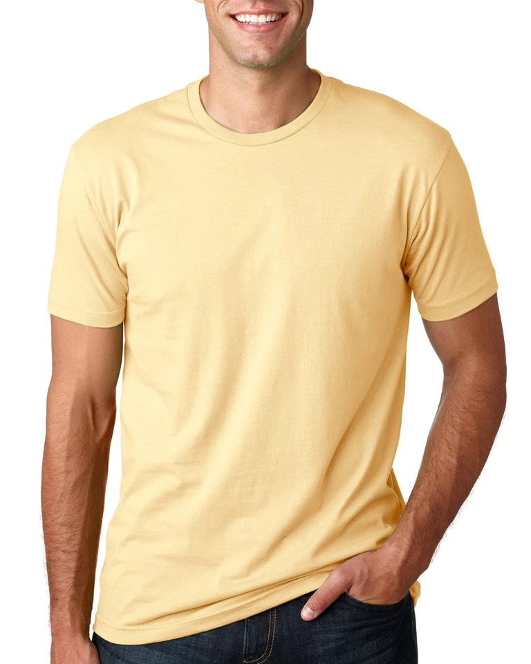 NEW Next Level 100% Cotton Men's Premium Fitted Crew Neck XS-XL T-Shirt R-3600 - Image 1 of 1