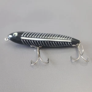 Vintage Heddon Nasenbinder Swayback Zara Spook XBW schwarz Ufer Angelköder  - Bild 1 von 8