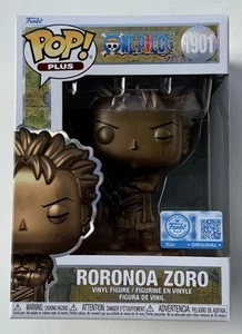 Funko Pop! One Piece Roronoa Zoro (Bronce) con Protector Pop 1901 EN MANO - Imagen 1 de 7