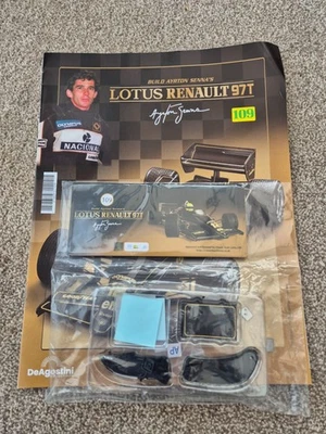 1/8 DEAGOSTINI BUILD THE 1985 LOTUS RENAULT 97T AYRTON SENNA F1 CAR ISSUE #109 - Image 1 of 3