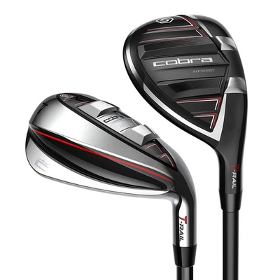 NEW Left Handed Cobra 2023 T-Rail Combo 4-PW Irons Graphite Lite - Retail $1,000 - Image 1 of 4