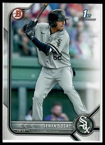 Bowman #BP-76 2022 Lenyn Sosa Prospects Chicago White Sox radiocontrol novato - Imagen 1 de 2
