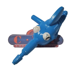 TMNT Turtle Copter Turtlecopter 1990 Mosquito Blue Bug Side Gun Ninja Turtles - Picture 1 of 1