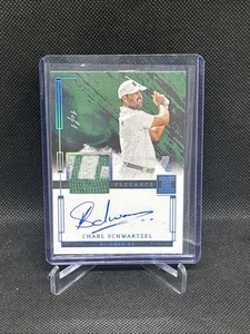 CHARL SCHWARTZEL 2024-25 Impeccable LIV Golf ~ Patch AUTO #'d 1/1 Rare 🔥🔥🔥 - Picture 1 of 5