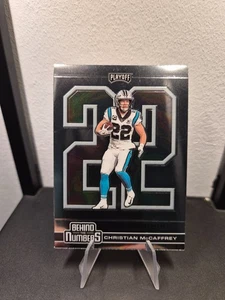 Christian McCaffrey Panini Playoff Behind the Numbers Carolina Panthers NFL - Bild 1 von 2