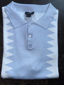 Truth by Republic Herren Pullover Poloshirt Kurzarm weich blau Gr. S/P Neu - Bild 1 von 6