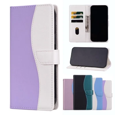 For Samsung Galaxy S6 S7 Edge S8 S8+ S9 S10 S10E Wallet Case Leather Phone Cover - Image 1 of 4