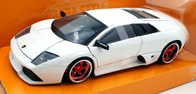 Jada escala 1/24 diecast 32570 - Lamborghini Murcielago LP 640 - blanco Foto 1 de 4