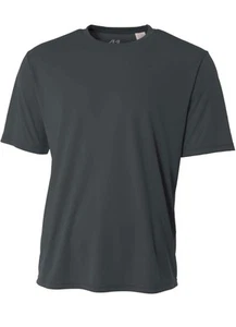 A4 Men's Size Medium Graphite Cooling Performance Crew Short Sleeve Tee #38997 - Picture 1 of 1