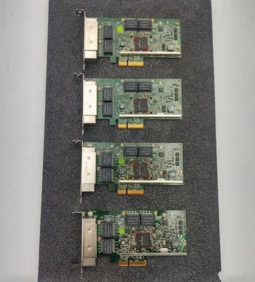 ЛОТ ИЗ 4 четырехпортовых гигабитных сетевых карт Dell Broadcom 5719 PCIe Dell P/N: 0TMGR6 - Изображение 1 из 4