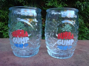 Lot of (2) Bubba Gump Shrimp Co. 16 fl. oz. Tiki Drinking Glasses - Picture 1 of 4