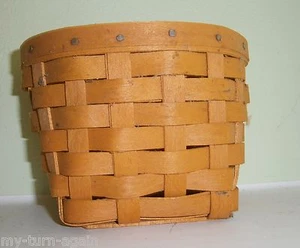 Vintage 1991 Longaberger Wall Country Primitive Korb wandhängend oder sitzt allein - Bild 1 von 3