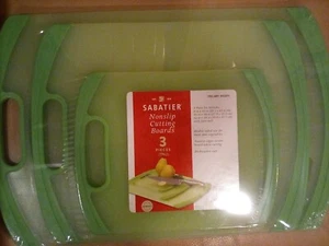 Sabatier 3 Piece Nonslip Cutting Board Set - Picture 1 of 2