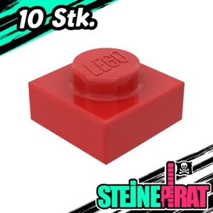 LEGO® 10x 3024 -NEU- Platte 1x1 / Platten / Basic / Rot / Red / 302421 - Picture 1 of 2