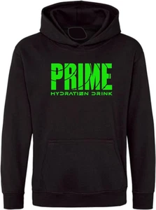 Prime Hydration Drink Design Unisex Printed Hooded Sweatshirt - Picture 1 of 14