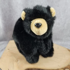 Black Bear Plush Hand Puppet by A&A Fancy Zoo 10" Classroom Pretend Golf Cover - Picture 1 of 11