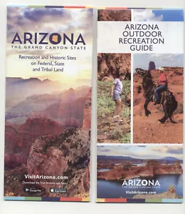 Arizona Recreation and Historic Sites on Federal, State and Tribal Land Map 2019 - Picture 1 of 3