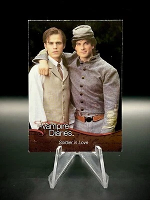 🩸2011 The Vampire Diaries Season 1 Soldier In Love Salvatore Pierce Foil #F08 - Image 1 of 2