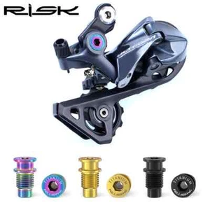 RISK Road Bike Titanium R8000 Shift Rear Derailleur Rotation Shaft Fix Bolt - Picture 1 of 14