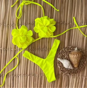 Women's Flower Bikini Set - Picture 1 of 8