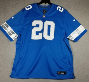3XL- Detroit Lions Barry Sanders #20 Nike Blue Game Jersey ๐ฆ Men 67NM-OB9K NWOT - Picture 1 of 12