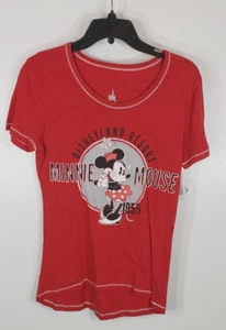 Disney Parks Minnie Mouse Red Shirt Womens Small with Tag - Picture 1 of 8