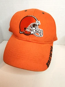 Cleveland Browns orange adjustable hat NFL brand baseball Cap unisex adult - Picture 1 of 23