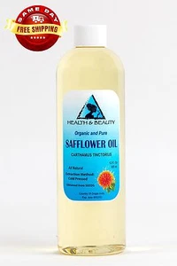 SAFFLOWER OIL ORGANIC CARRIER HIGH OLEIC COLD PRESSED PREMIUM 100% PURE 36 OZ - Picture 1 of 12