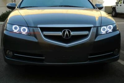 LED halo ring for ACURA TL 2007 2008 headlight devil angel eye DRL Xenon White - Image 1 of 4