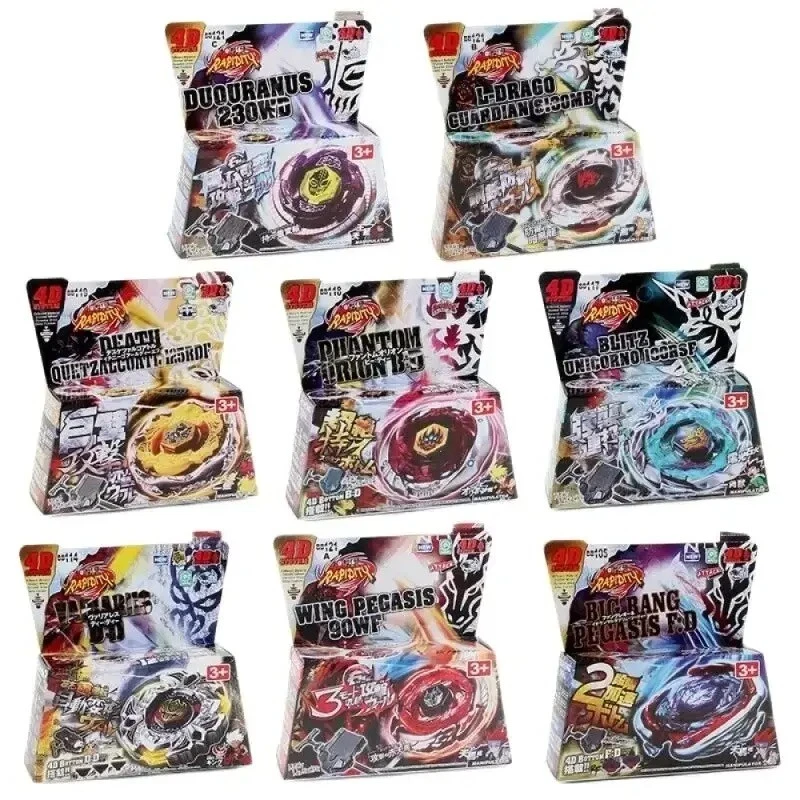 Selezione Beyblade Metal Fusion Fury Fight RAPIDITÀ OVP 4D Beyblades - Immagine 1 di 1