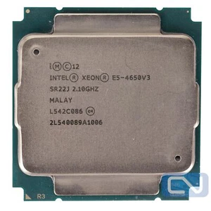 Intel Xeon E5-4650 v3 2GHz 30MB 12-Core SR22J LGA 2011-1 B Grade Server CPU - Picture 1 of 2