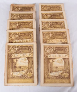 St Nicholas For Young Folks Magazine, Mary Mapes Dodge, 1887, Lot of 10, Vol XIV - Picture 1 of 7