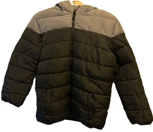 The Children’s Place Boy’s Black Puffer Jacket Size Youth XL/TG 14 Coat - Picture 1 of 11