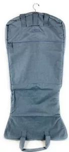 Vera Bradley borsa per indumento appesa alleggerita flora da viaggio denim grigio zen nuova con etichette - Foto 1 di 4