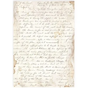 Stamperia A4 RICE PAPER - HANDMADE LETTER, Decoupage - Foto 1 di 1