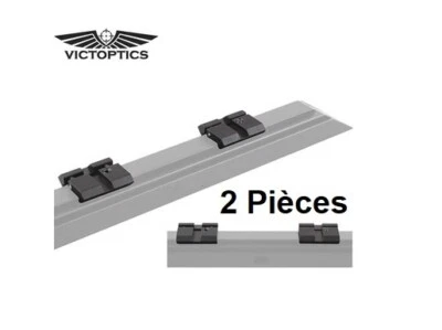 2 Rail conervtisseur Weaver - Picatinny 11 mm vers 21 mm