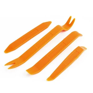 4PCS CAR TRIM REMOVAL TOOL KIT PANEL DOOR PLASTIC PRY DASH INTERIOR CLIP SET - Picture 1 of 7