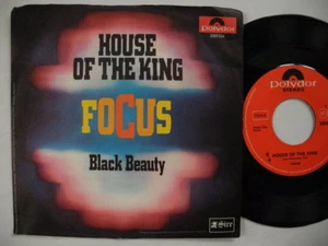 FOCUS House Of The King / Black Beauty 45 7" single 1970 Germany EX - Imagen 1 de 2