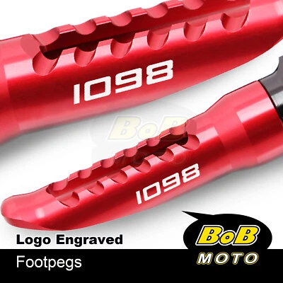 Reposapiés delanteros Billet reposapiés para Ducati 1098 S/R/EVO 2007-2009 08 Foto 1 de 4