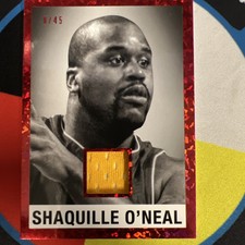 2022-23 Leaf In The Game Used Shaquille O'Neal 1960 Red Jersey #8/45 Lakers