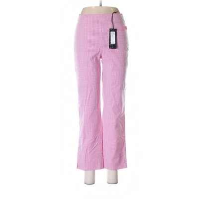 Nuevos Pantalones Capri Mujer Cambio Stacie Rosa Blanco Cuadros Guinga Talla 6 Foto 1 de 2
