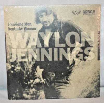 BCR Waylon Jennings Louisiana Man, Kentucky Woman RSD 7"45 RPM -  NEW Sealed - Image 1 of 2