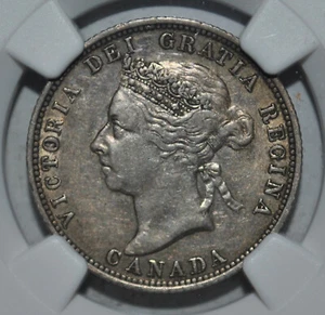 Canada 1899 Victoria Twenty Five Cents 25 Cents NGC EF45 - Picture 1 of 4