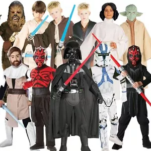 Niño Oficial STAR WARS Niñas Niños Disfraces Darth Vader Leia Luke - Imagen 1 de 10